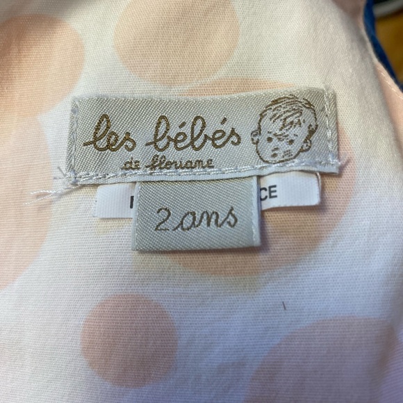 5 for 25 Les Bebe’s De Florian’s Polka Dot Spring Les Dress Size 2 ans - Picture 4 of 4